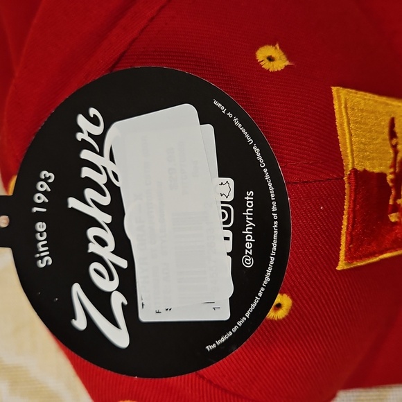 Pittsburg State Gorrillas NCAA NWT Zephyr Baseball Cap Hat - Picture 5 of 6